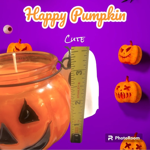 Handmade PS Happy Pumpkin Candle - Picture 3 of 4